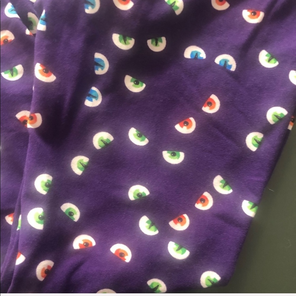 OS LLR Lularoe Halloween leggings one size eyeball - Picture 2 of 4